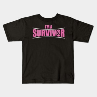 Cancer: I'm a survivor Kids T-Shirt